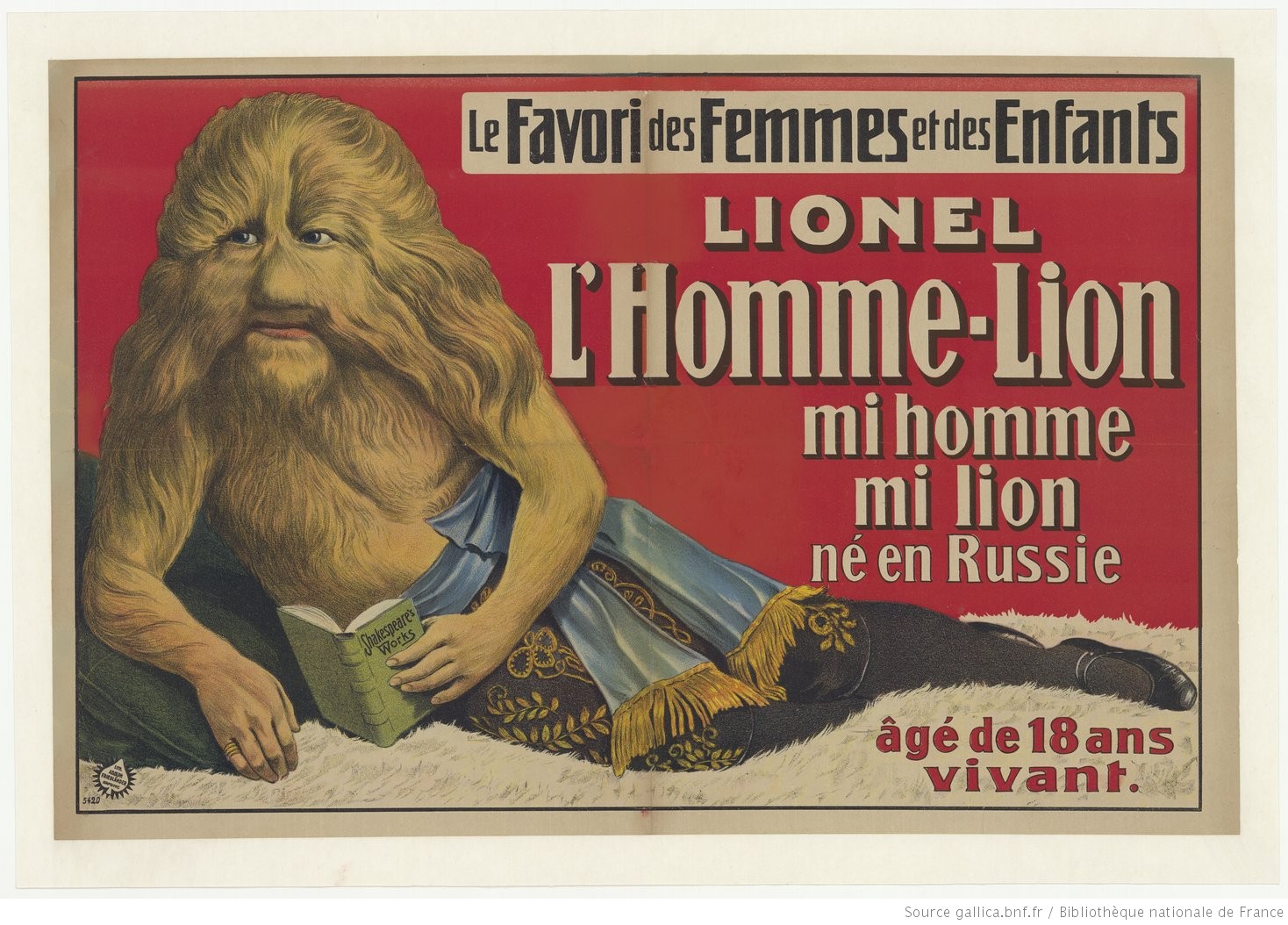Lire la suite à propos de l’article La difformité physique comme phénomène de foire